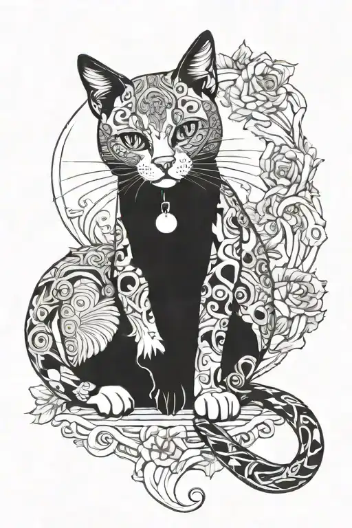 Cat With Mouse Dressed