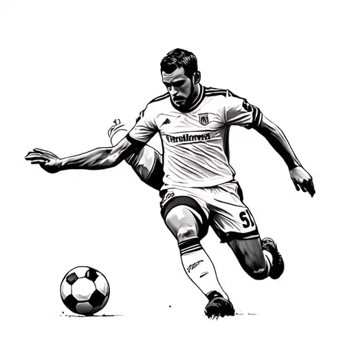 Soccer Player Slide Tackle