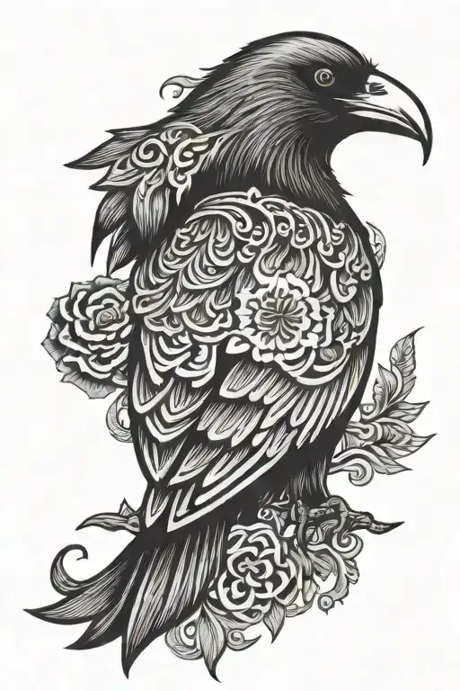 Crow Odin Styled Like