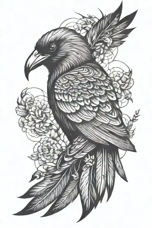 Crow Odin Styled Like Design