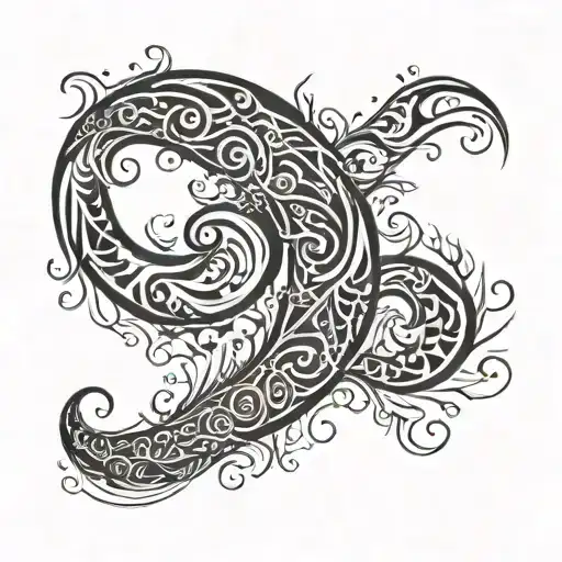 Elemental Tribal Wind And Water And Wood