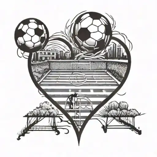 A Soccer Field Shaped Like A Heart