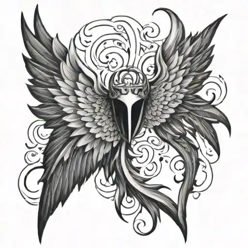 Lucifer Morningstar Wing 3D