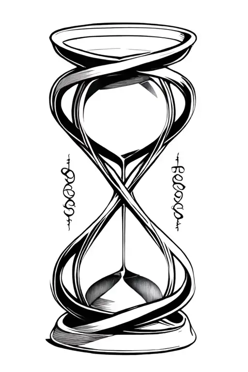 Infinity Symbol Hourglass