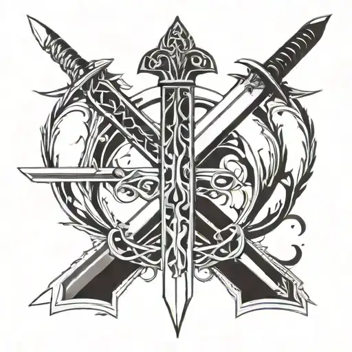 Sword Through A Computer