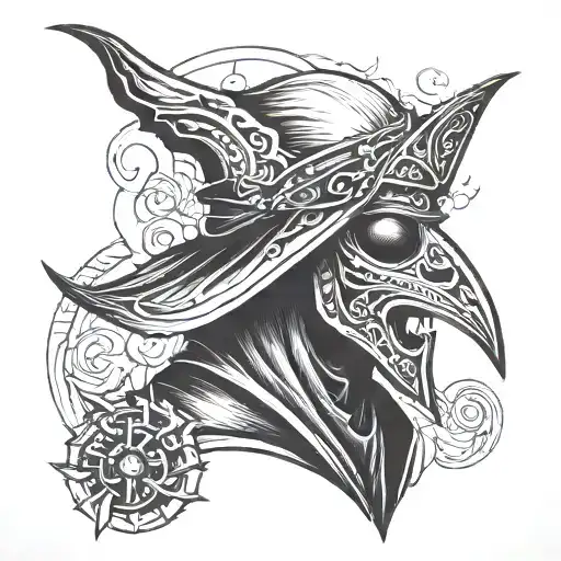 Dark Plague Doctor Scyth