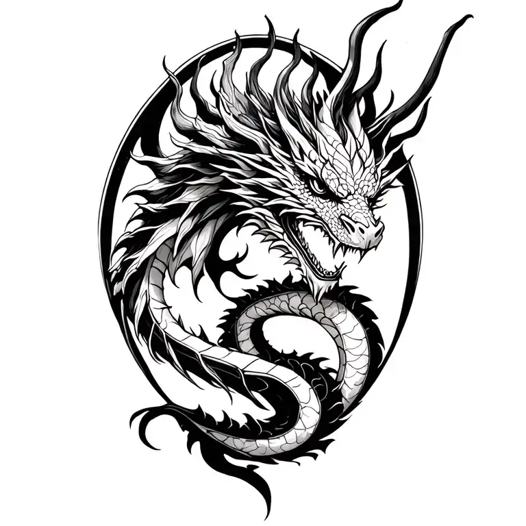 Dragon With Princess