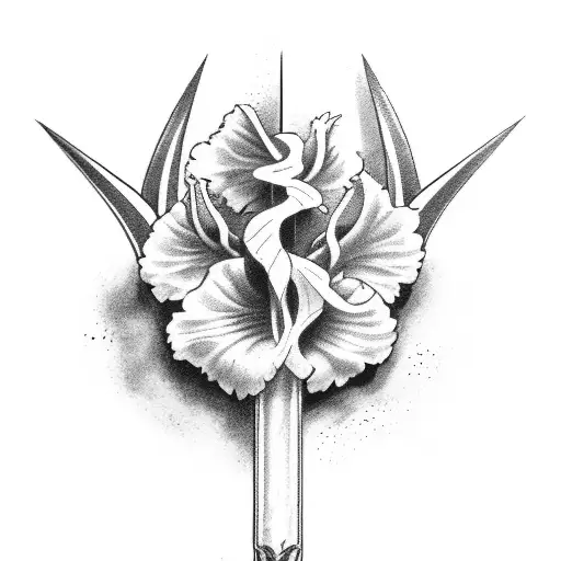 Gladiolus Sword With The Name Bryce