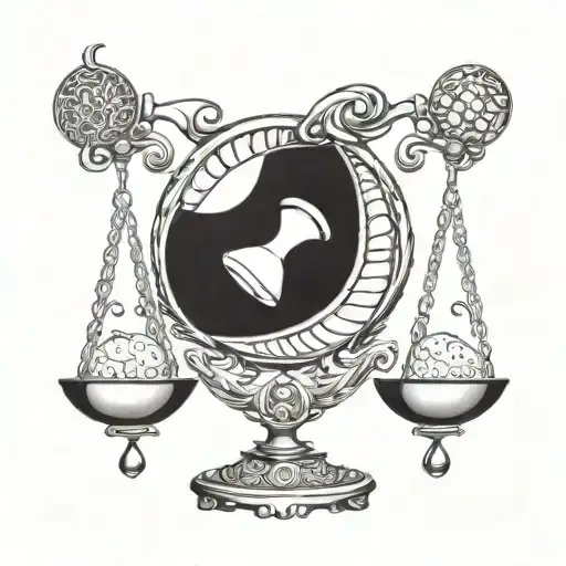 Scales Balancing Strength And Weakness