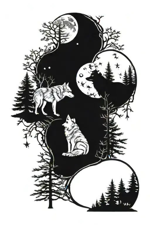 Wolves Moon Forest