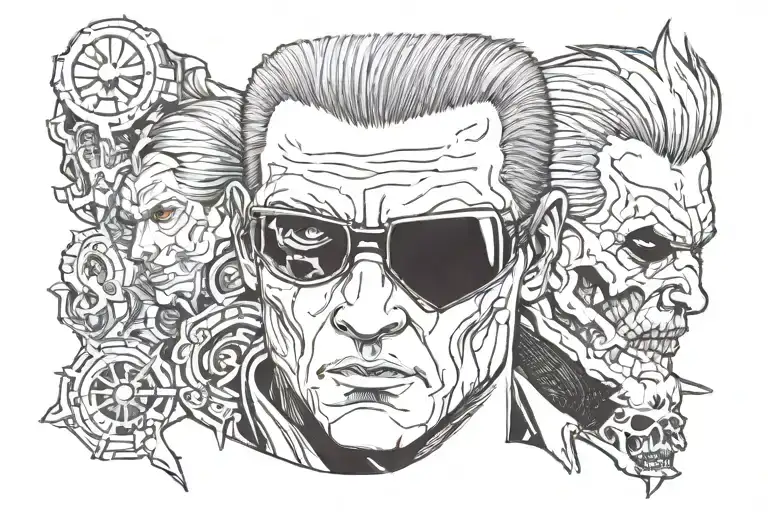 Albert Wesker Face Resident Evil