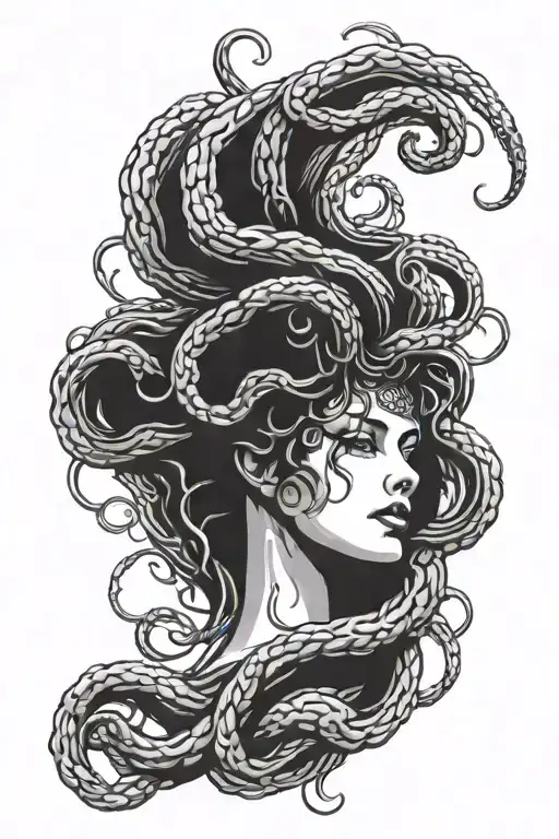 Sexy Medusa Head