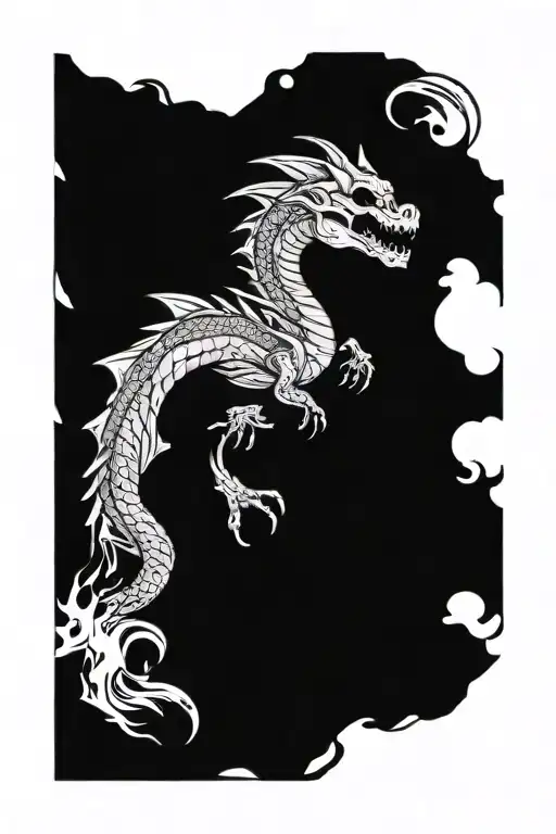 Skull Fire Breathing Dragon