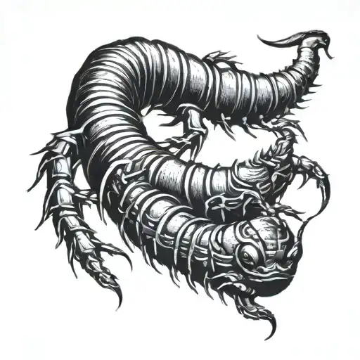 Dark Centipede Wrapped