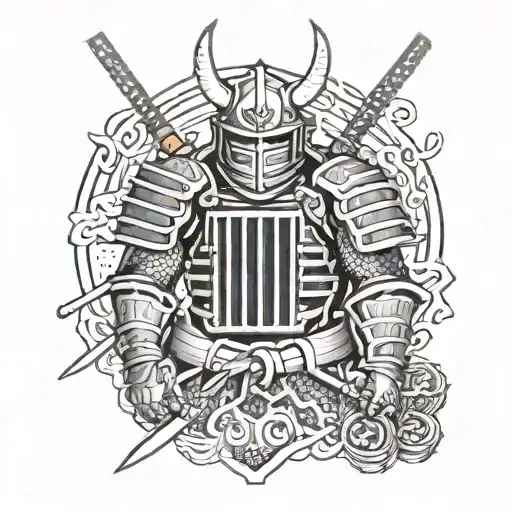 Combine Elements Of Mma And Traditional Japanese Samurai Armor