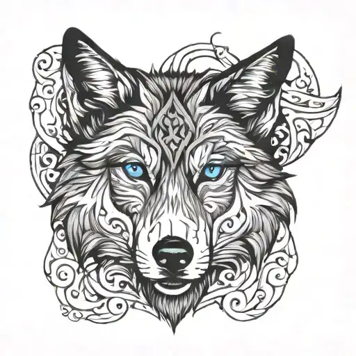 Wolf Blue Eyes