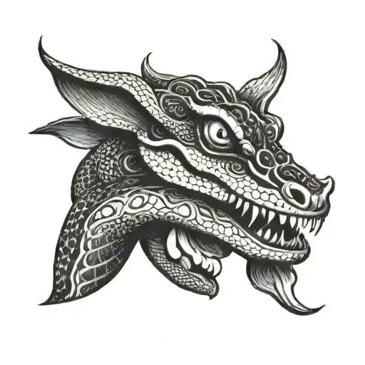 Hand Shaking A Snake Head