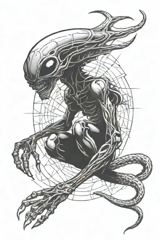 Alien From Foot To End Of Shin