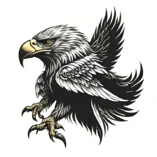 Eagle And Wolf Head