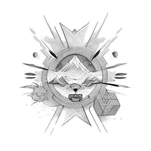 Zooro Roronoa With Mountain Adn Sun