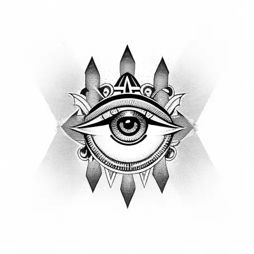 Evil Eye With Hamsa