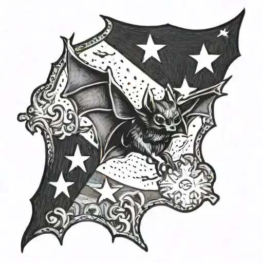 Bat With Flag Of Valencia Spain