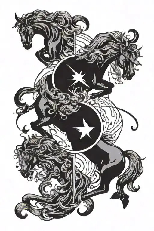 Gemini And Sagittarius Zodiac Symbol