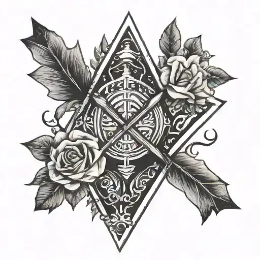 An Arrow That Leads From Bottom To Top And Combines Strength And Willpower With Family And Love