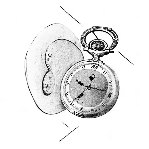Pocket Watch With Kids Name And Birthdate