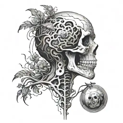 A Surreal And Abstract Interpretation Of The Concept Of Death With A Focus On The Human Body