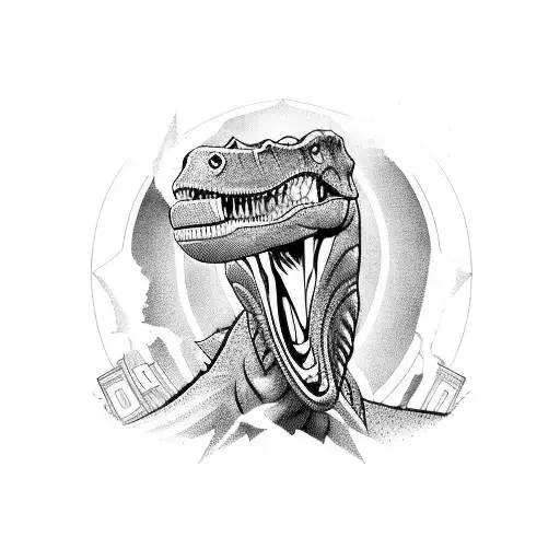 A Cinema Scene With A Dinosaur And Superheroes In Egypt