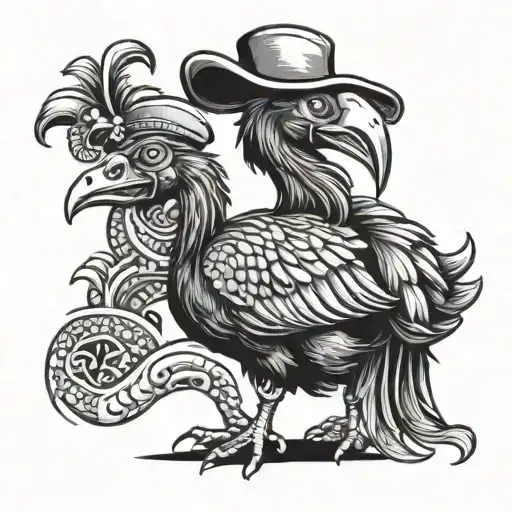Dodo With Chinese Hat