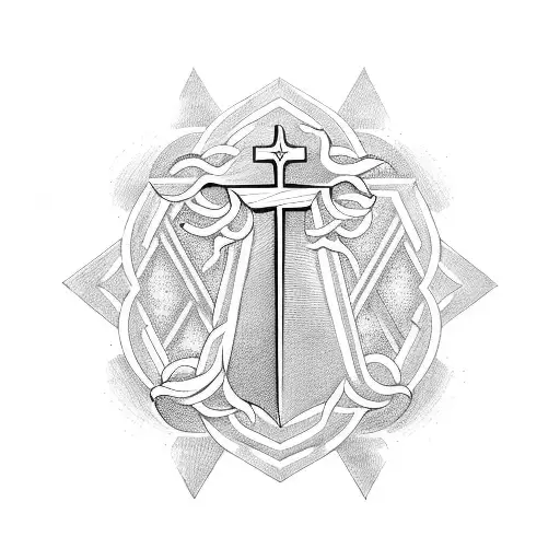 Christian Cross That Looks Like A Libra Scale