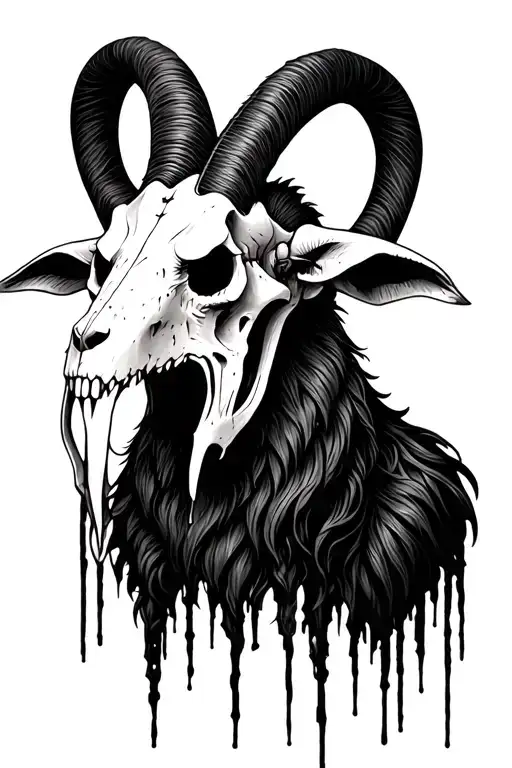 Black Goat Skull Inspired My Diablo