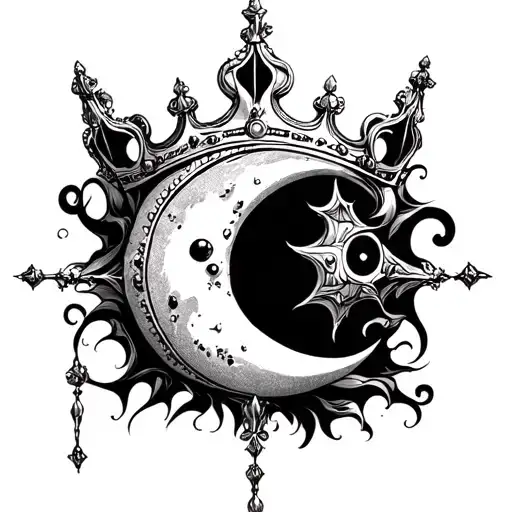 Crown And Moon