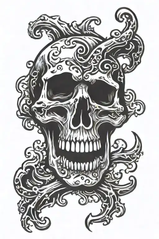 Bell Ac Dc Skull Bones