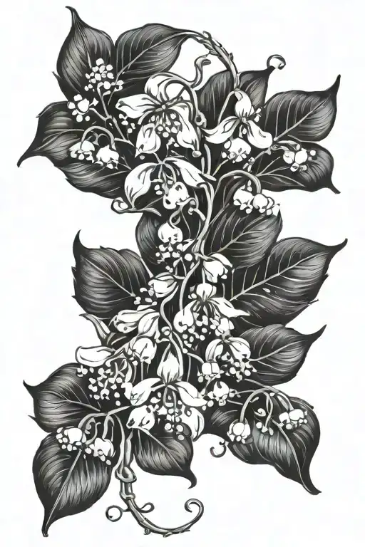 Lilly Of The Valley Vine Wrapping