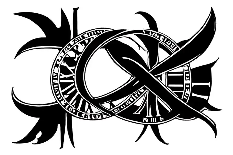 Roman Numerals Intertwined