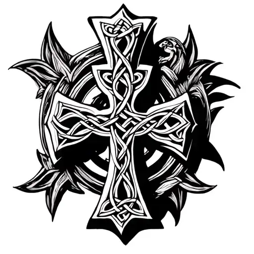 Celtic Cross Intertwined
