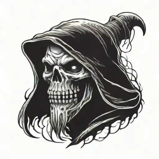 Grim Reaper That Looks Like Eddie From Iron Maiden