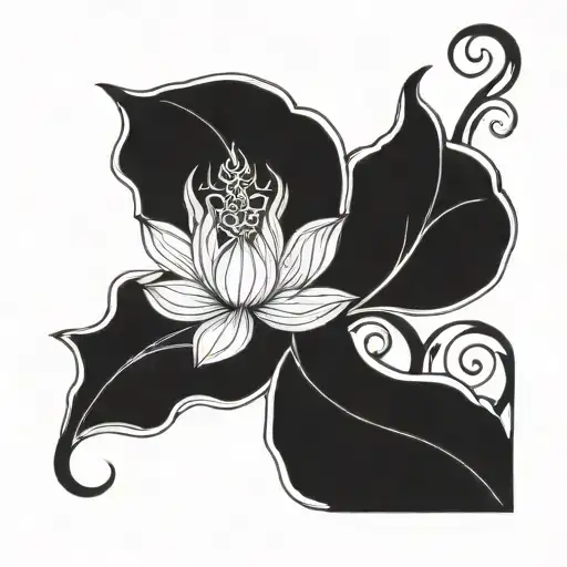 Lotus Infinity And Letter P