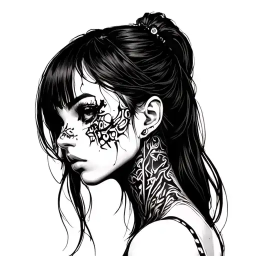 Cyberpunk Estilo Girl