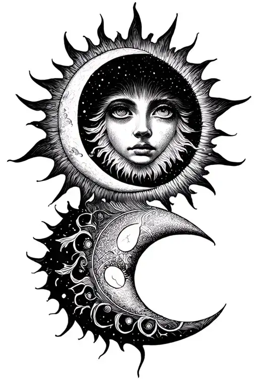 Trippy Sun Moon