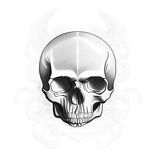 Skull In Front Of The Tree Of Life