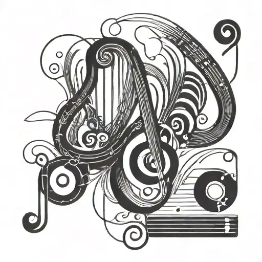 Simple Aestethic Representation Of Music