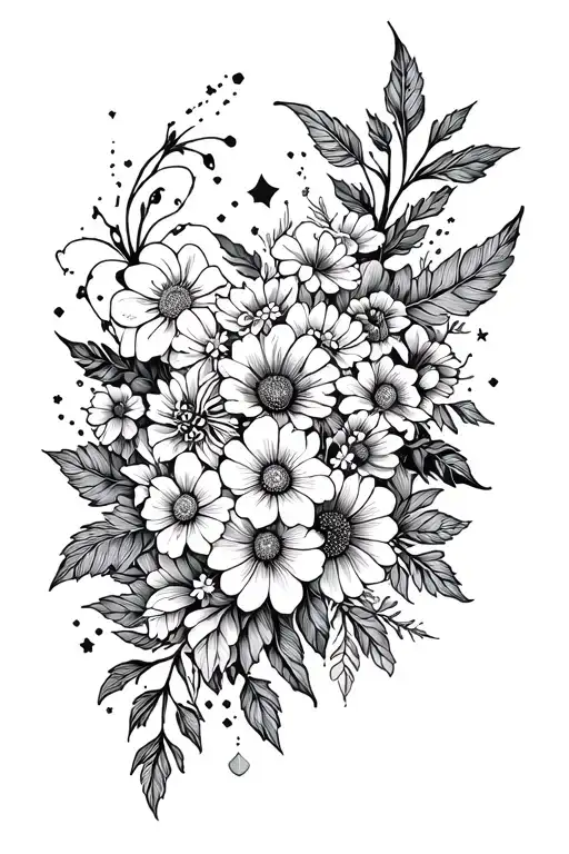 Combine Elements Of Harry Potter And Flowers To Create A Magical Floral Design