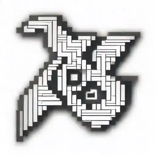 Aphex Twin Logo Pixelated