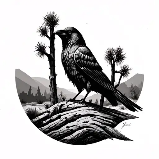 Crow Joshua Tree