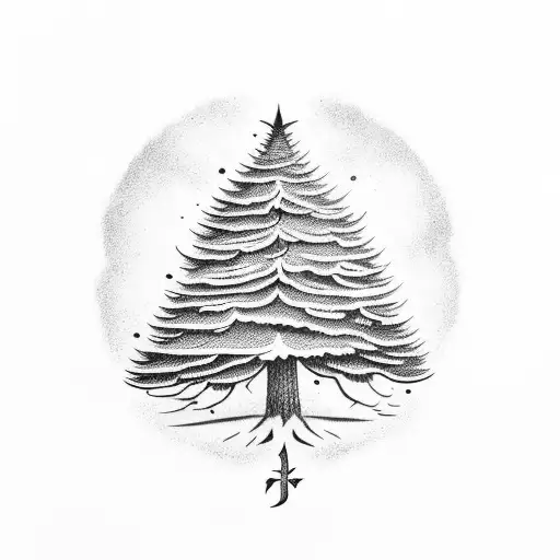 Noble Fir Tree With The Initials F N G Incorporated