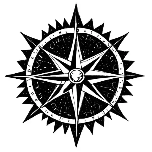 Family Compass Arm Band With Geometric Representation